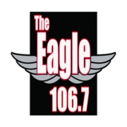 106.7 The Eagle logo